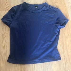 SHEIN Navy Short Sleeve Tee